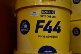 *15L of Styccobond F44 Vinyl Adhesive