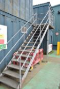 *Galvanised Steel Staircase with Landing