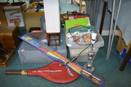 Household Goods, Lamps, Toys, Games, and a Tennis Racket