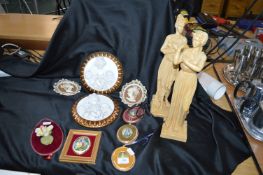 Decorative Wall Plates and Classical Figures