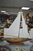 Scratch Built Wooden Model Sailing Ship