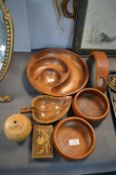 Wooden Serving Bowls etc.