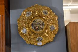 Gilded Wall Plaque