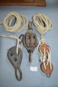 Ships Pulleys and Ropes