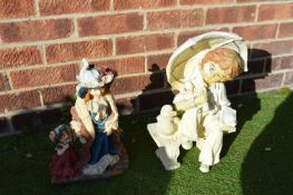 Two Garden Ornaments