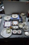 Decorative Pottery Plates, Dishes, etc. Including