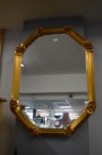 Gilt Framed Bevelled Edge Mirror