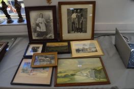 Eight Period Framed Prints and Pictures