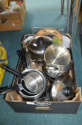 Assorted Cookware, Pots, Pans, etc.