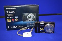 Panasonic Lumix DMC TZ20 Digital Camera with Packaging