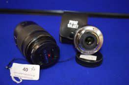 Two Lumix G Lenses