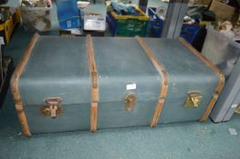 Large Vintage Travel Trunk
