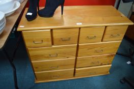 Solid Pine Ten Drawer Chest