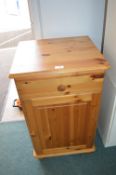 Single Pine Bedside Cabinet