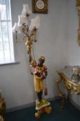 Decorative Blackamoor Lamp