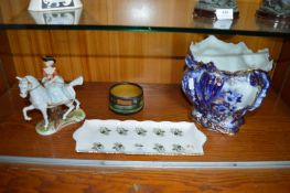 Pottery Bowls and Figures etc.