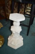 Wine Plaster Plant Stand
