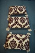 Three Decorative Cushions