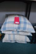 Four Plaid Cushions