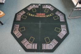 Tabletop Casino Folding Card Table