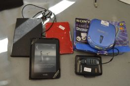 Sony Discman ESP2, Three Kindles, etc.