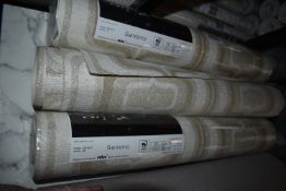 *2x Roll of Original Seriano GB6511 Wallpaper, plus 1x Open Roll