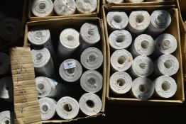 *Two Boxes Containing Assorted Rolls of Wallpaper