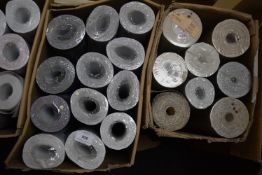 *Two Boxes Containing Assorted Rolls of Wallpaper