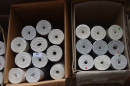 *Two Boxes Containing Assorted Rolls of Wallpaper