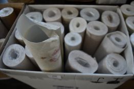 *15x Assorted Rolls of Wallpaper, plus 2x Open Rolls