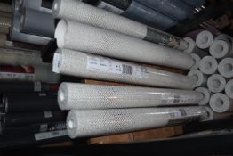 *4x Roll of Vintage Damask G34124 Wallpaper, plus 1x Open Roll