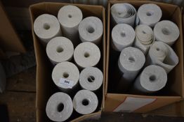*Two Boxes Containing Assorted Rolls of Wallpaper