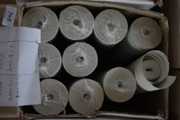 *9x Assorted Rolls of Wallpaper, plus 1x Open Roll