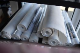 *9x Roll of Vintage Damasks G34152 Wallpaper, plus 3x Open Roll