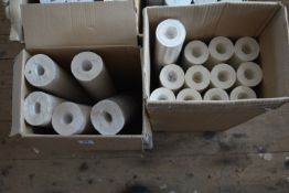*Two Boxes Containing Assorted Rolls of Wallpaper