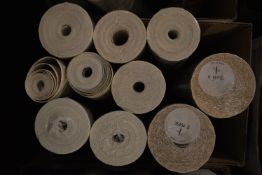 *8x Assorted Rolls of Wallpaper, plus 2x Open Rolls
