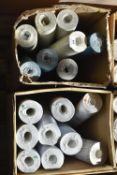 *Two Boxes Containing Assorted Rolls of Wallpaper
