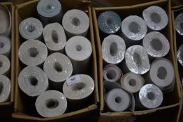 *Two Boxes Containing Assorted Rolls of Wallpaper