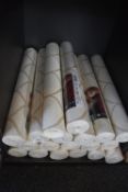 *18x Roll of Christiana Masi 3951 Wallpaper, plus 1x Open Roll