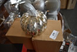 *3x Illuminated Display Pumpkins