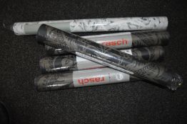 *4x Roll of Rasch 515213 Wallpaper, and 1x Roll of Pure Moris 216539 68.6cm Wallpaper