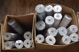 *Box Containing Assorted Rolls of Wallpaper