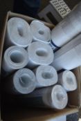 *9x Assorted Rolls of Wallpaper, plus 1x Open Roll