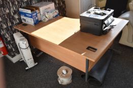 *L-Shape Office Desk with Lefthand Return 120x160cm x 73cm tall