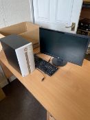 *HP Computer Tower, HP 21” Monitor and Logitech Keyboard