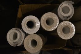 *4x Assorted Rolls of Wallpaper, plus 2x Open Rolls