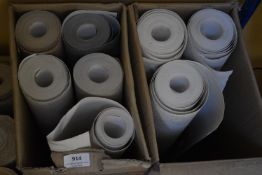 *Two Boxes Containing Assorted Rolls of Wallpaper