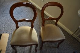 *Two Antique Style Side Chairs