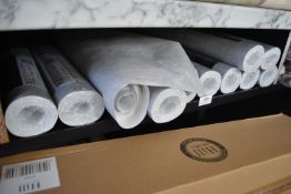 *10x Roll of Urban Concrete UC21363 Wallpaper, plus 1x Open Roll