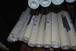 *7x Roll of Grandeco Boutique MA3302 Wallpaper, plus 1x Open Roll and 3x MA3303, plus 1x Open Roll